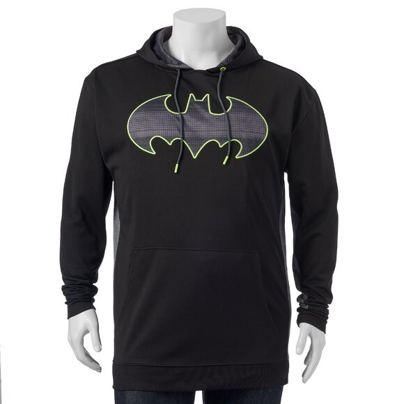 New! Batman Athletic Hoodie Sweatshirt DC Comics Superhero - Picture 1 of 3